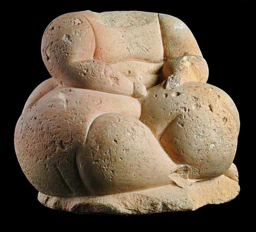 Obese sitting statue - stone - Hagar Qim